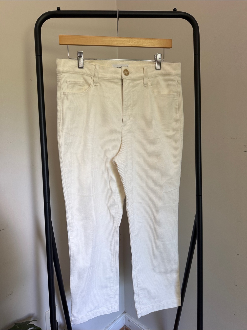LOFT Petite Corduroy Straight Leg Pants